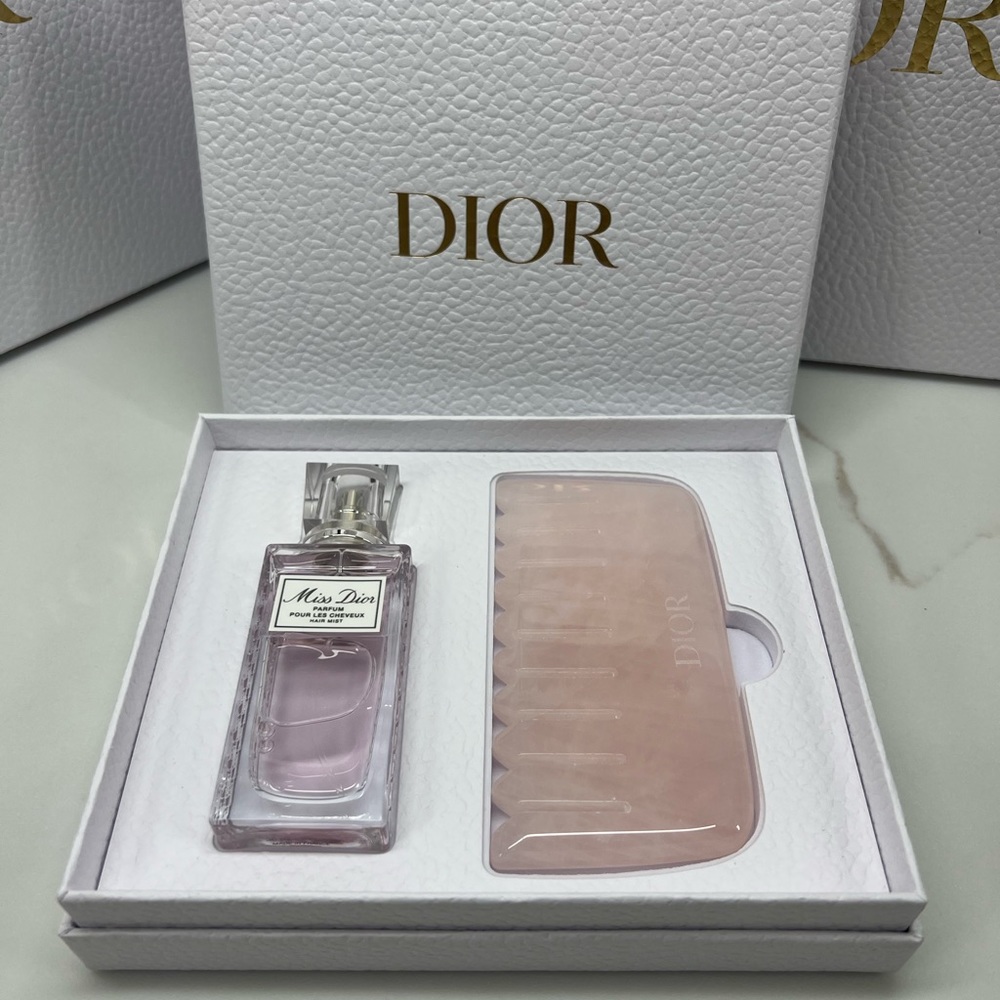 Dior Rose Quartz Comb and Miss Dior